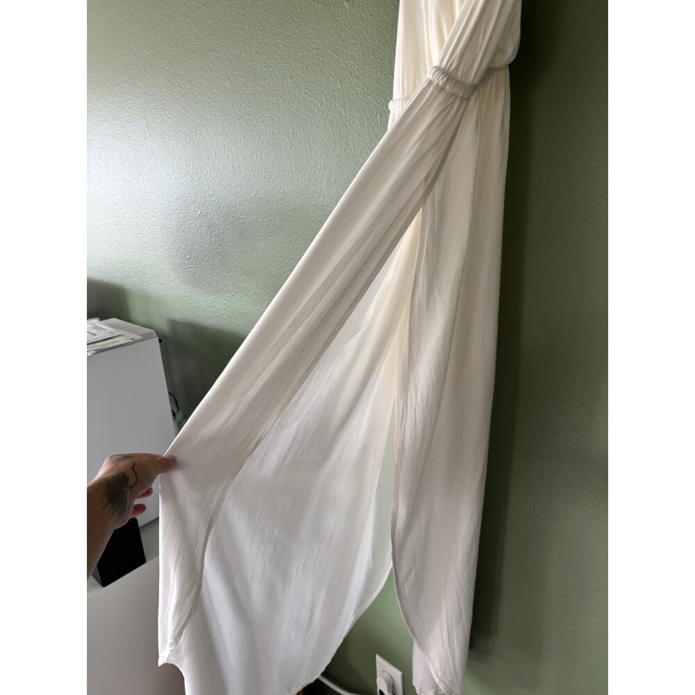 L Space Kenzie Cover-Up Midi Dress Swimwear White Women's Size M $139 - Picture 5 of 8